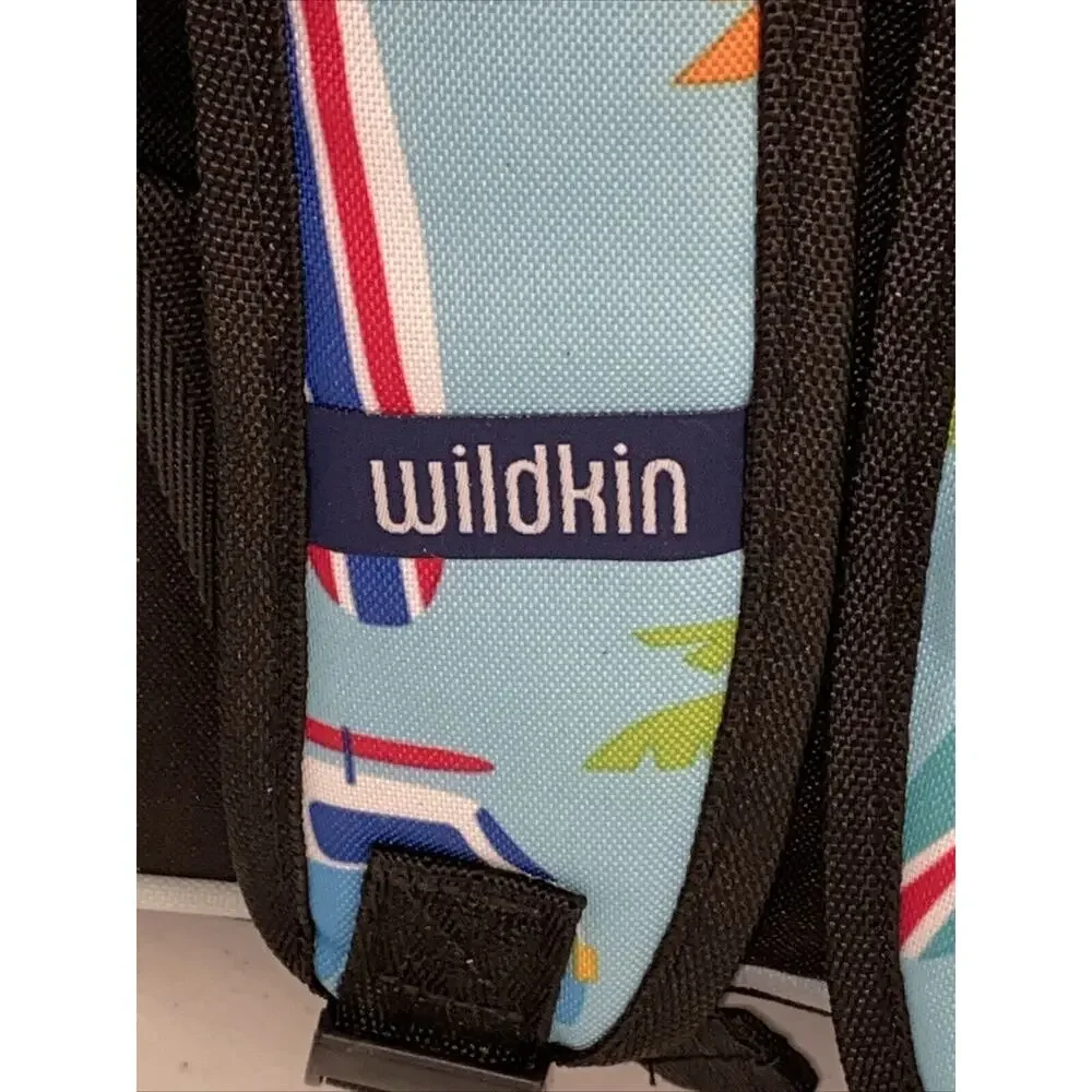 Wildkin 12 Inch Surf Shack Backpack Unisex in Blue Beach Hawaii Tropical NEW